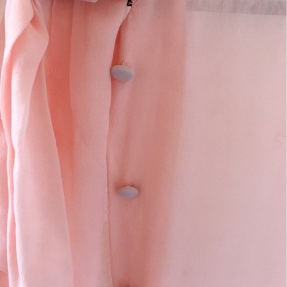 Vintage 100% Silk Blouse - Picture 5 of 7